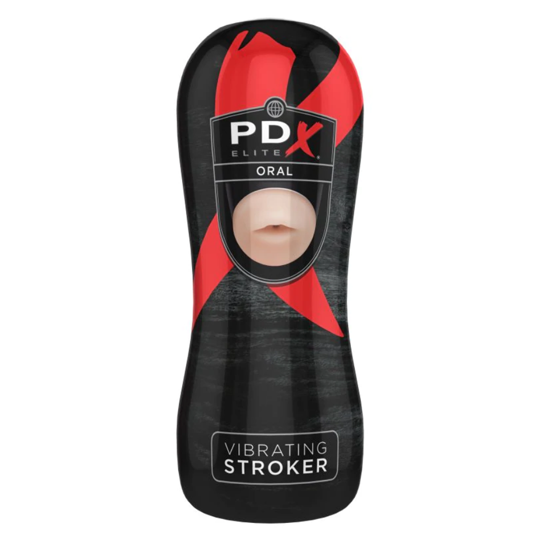 Masturbador PDX Elite Oral Vibrating Stroker - Cake Sex Shop