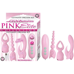 Set Fundas Pink Elite Collection Ultimate Orgasm Kit Pink - Cake Sex Shop