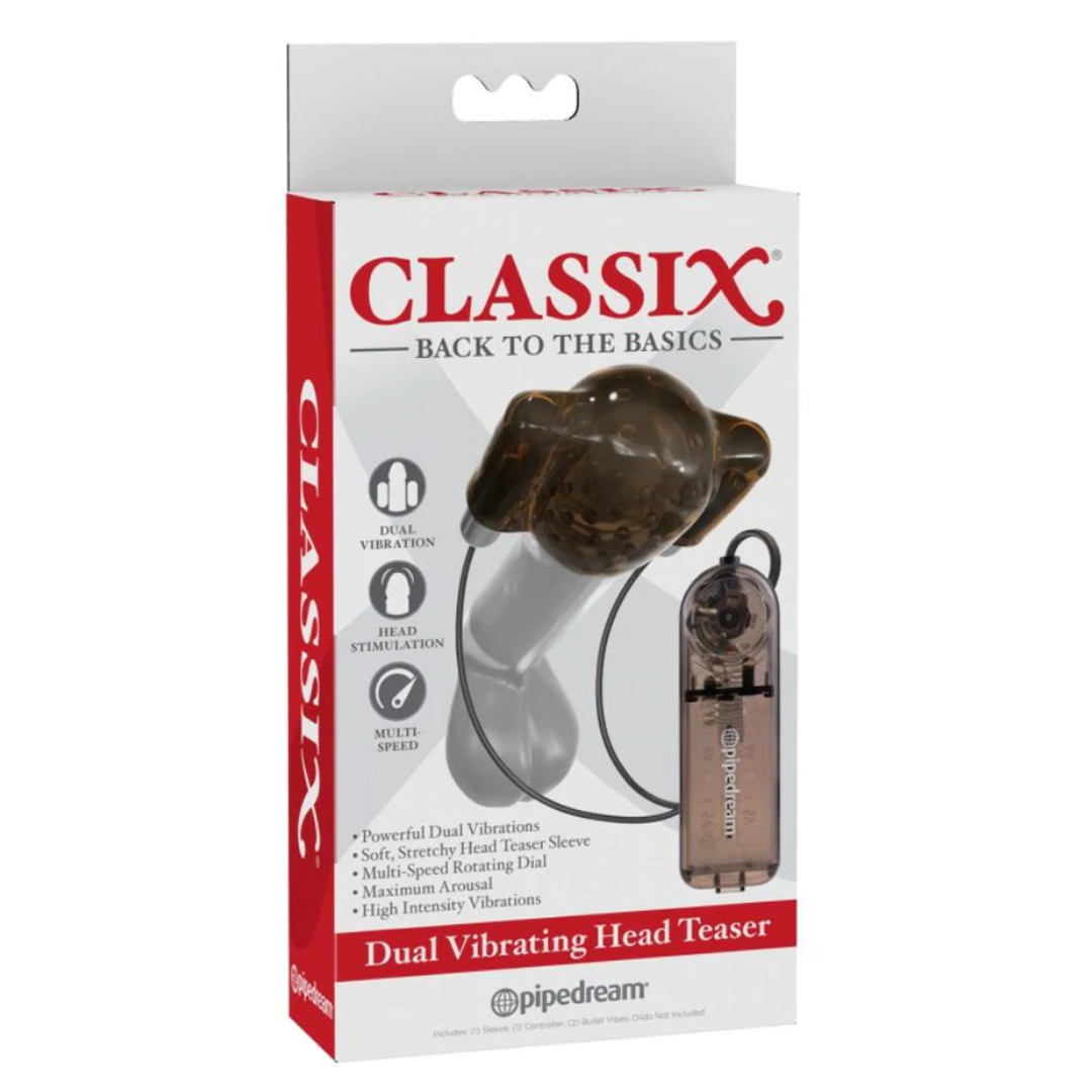 Vibrador Classix Dual Vibrating Head Teaser Smoke - Cake Sex Shop