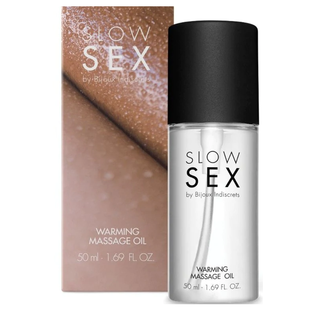 Aceite Masaje Efecto Calor Slow Sex 50ml - Cake Sex Shop