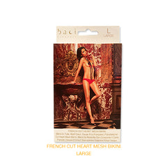 Panty French Cut Heart Mesh Bikini Large - Cake Sex Shop 2 3