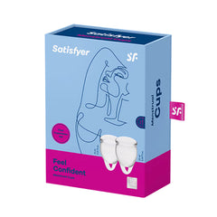 Copa Menstrual Satisfyer Feel Confident -Transparente - Cake Sex Shop