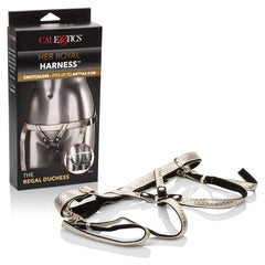 Arnés Her Royal Harness Crotchless - Gold - Cake Sex Shop