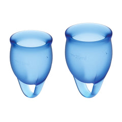 Satisfyer Feel Confident Menstrual Cup- Dark Blue - Cake Sex Shop 2