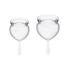 Copa Menstrual Satisfyer Feel Good -Transparente - Cake Sex Shop 2
