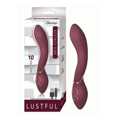 Vibrador Lustful Ecstasy Vibe - Eggplant - Cake Sex Shop