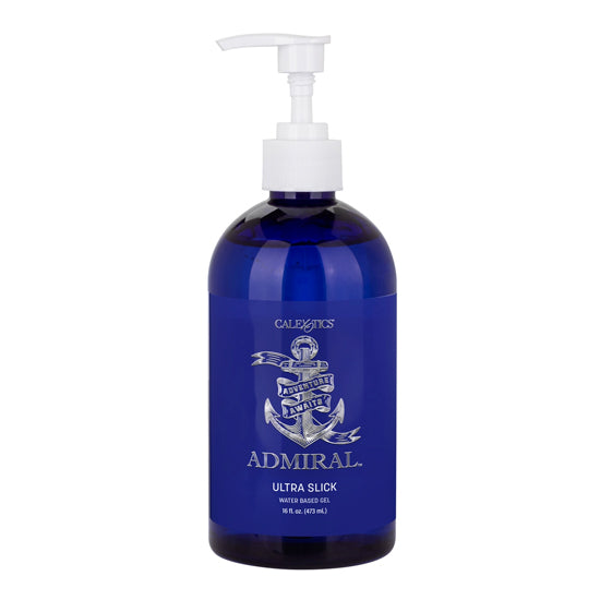 Lubricante Admiral Ultra Slick Wb Gel 16 Oz - Cake Sex Shop