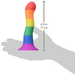 Dildo Colours Pride Edition - 15 cm Wave - Cake Sex Shop 2 3