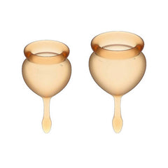 Satisfyer Feel Good Menstrual Cup-Orange - Cake Sex Shop 2