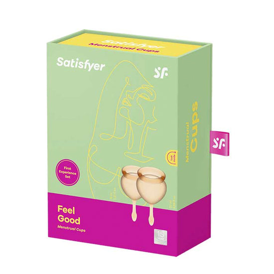 Satisfyer Feel Good Menstrual Cup-Orange - Cake Sex Shop