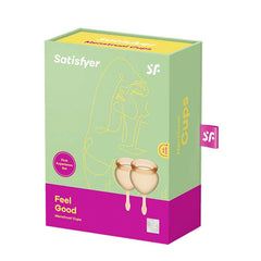 Satisfyer Feel Good Menstrual Cup-Orange - Cake Sex Shop