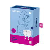 Copa Menstrual Satisfyer Feel Secure -Transparente - Cake Sex Shop