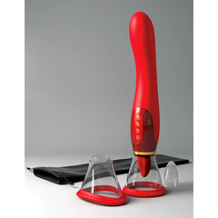 Masajeador Fantasy For Her Her Ultimate Pleasure Holiday Version – Red - Cake Sex Shop 2