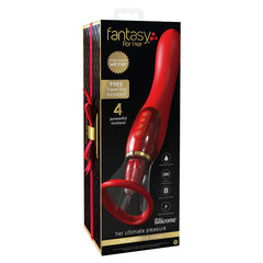 Masajeador Fantasy For Her Her Ultimate Pleasure Holiday Version – Red - Cake Sex Shop