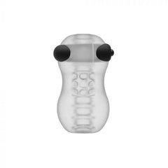 Masturbador GoodHead Helping Head Pro ULTRASKYN Vibrating Stroker - Frost - Cake Sex Shop 2