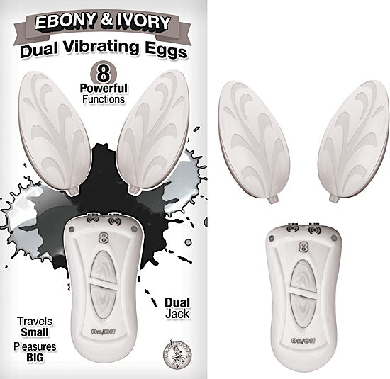 Vibrador Bala Ebony & Ivory Dual Vibranting - Cake Sex Shop