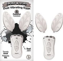 Vibrador Bala Ebony & Ivory Dual Vibranting - Cake Sex Shop