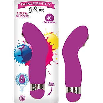 Vibrador Naughty G-Spot Hot Purple - Cake Sex Shop