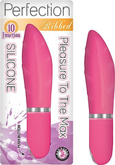 Vibrador Bala Perfection Ribbed Pink - Cake Sex Shop