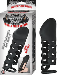 Mack Tuff Woven Penis Sheath - Black - Cake Sex Shop