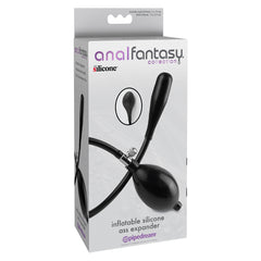 Expansor Anal Fantasy Collection Inflatable Silicone Ass Expander – Black - Cake Sex Shop