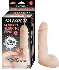 Dildo Natural Realskin Squirting Penis #2 5.5" - Cake Sex Shop