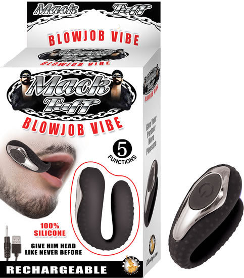 Mordaza Mack Tuff Blow Job Vibe Black - Cake Sex Shop
