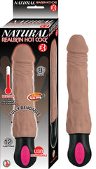 Dildo Natural Realskin Hot Cock #3 Brown 8" - Cake Sex Shop