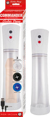Bomba Commander Electric Pump Clear - Cake Sex Shop