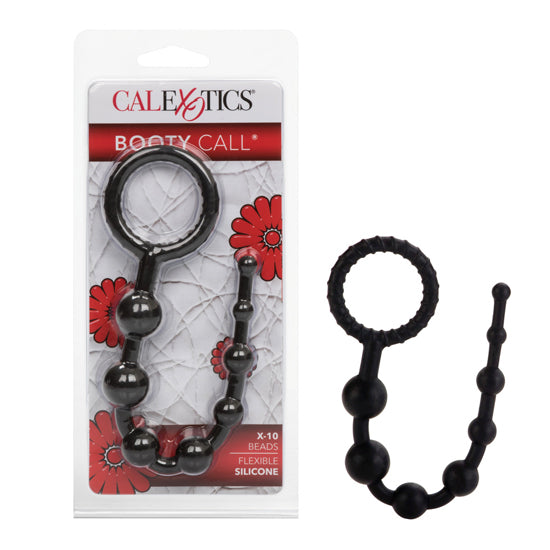 Pelas Anales Booty Call X-10 Beads - Black - Cake Sex Shop