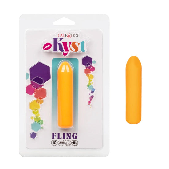 Vibrador Kyst Fling - Orange - Cake Sex Shop
