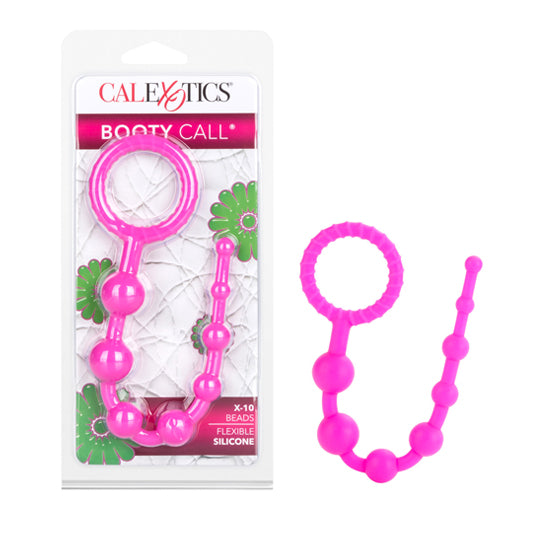 Perlas Anales Booty Call X-10 Beads - Pink - Cake Sex Shop