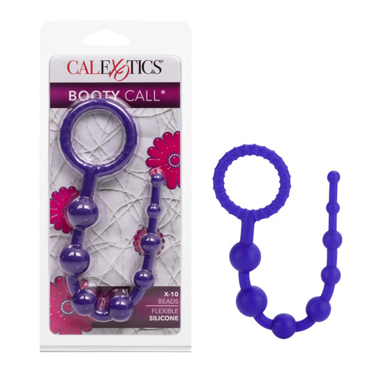Perlas Anales Booty Call X-10 Beads - Purple - Cake Sex Shop