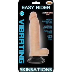 Dildo Easy Rider 7" Vibrating Flesh - Cake Sex Shop