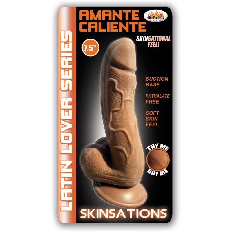 Dildo Skinsations Amante Caliente 7.5'' Latin Lover Series - Cake Sex Shop