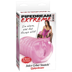 Masturbador Juicy Cyber Snatch-Pink - Cake Sex Shop
