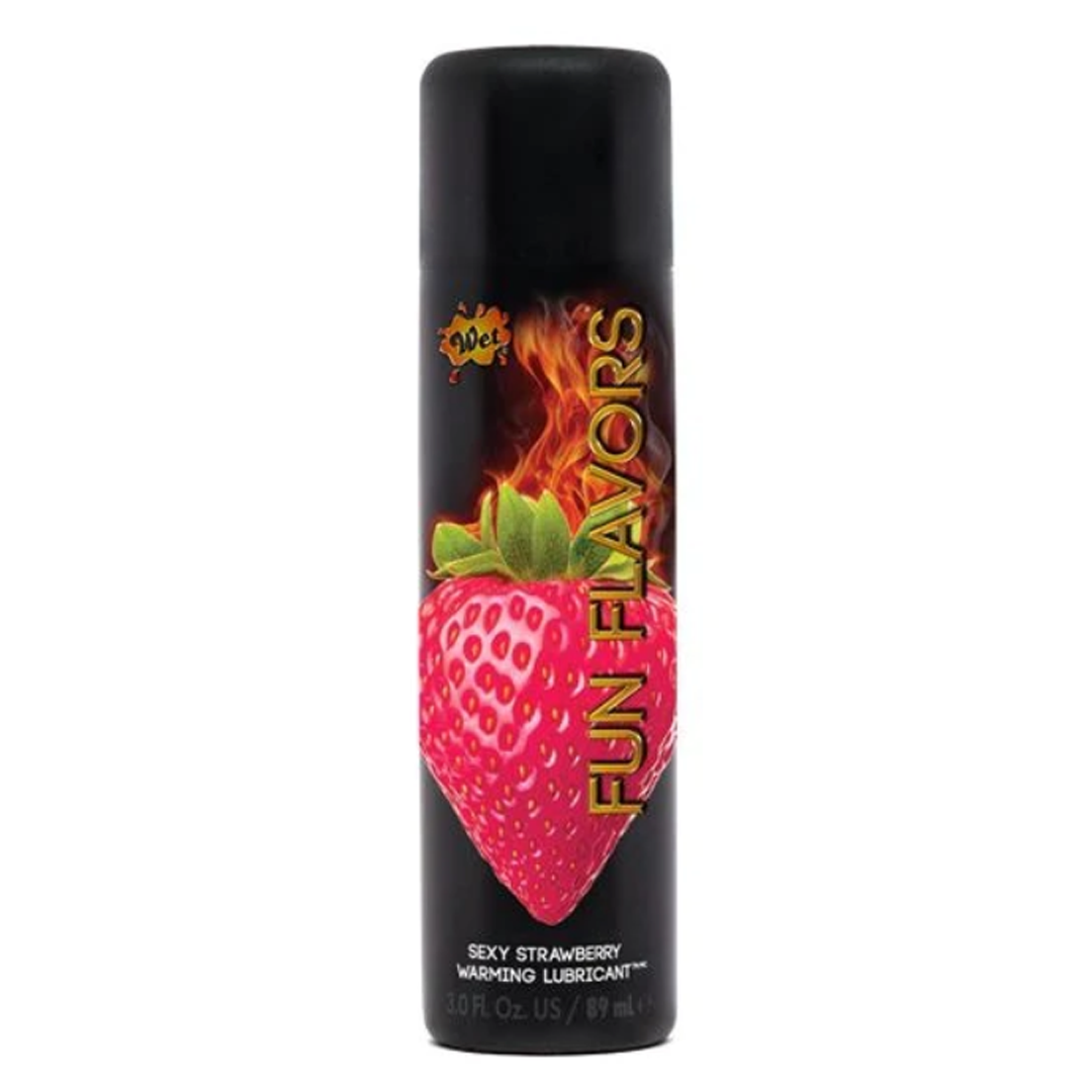 Lubricante Wet Fun Flavors Sexy Strawberry 3 Oz - Cake Sex Shop