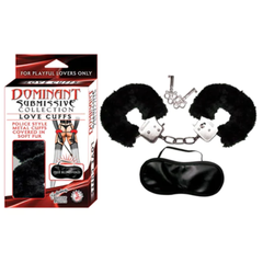 Esposas Dominant Submissive Love Cuffs-Black - Cake Sex Shop