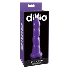 Dildo Dillio 6" Twister Purple - Cake Sex Shop