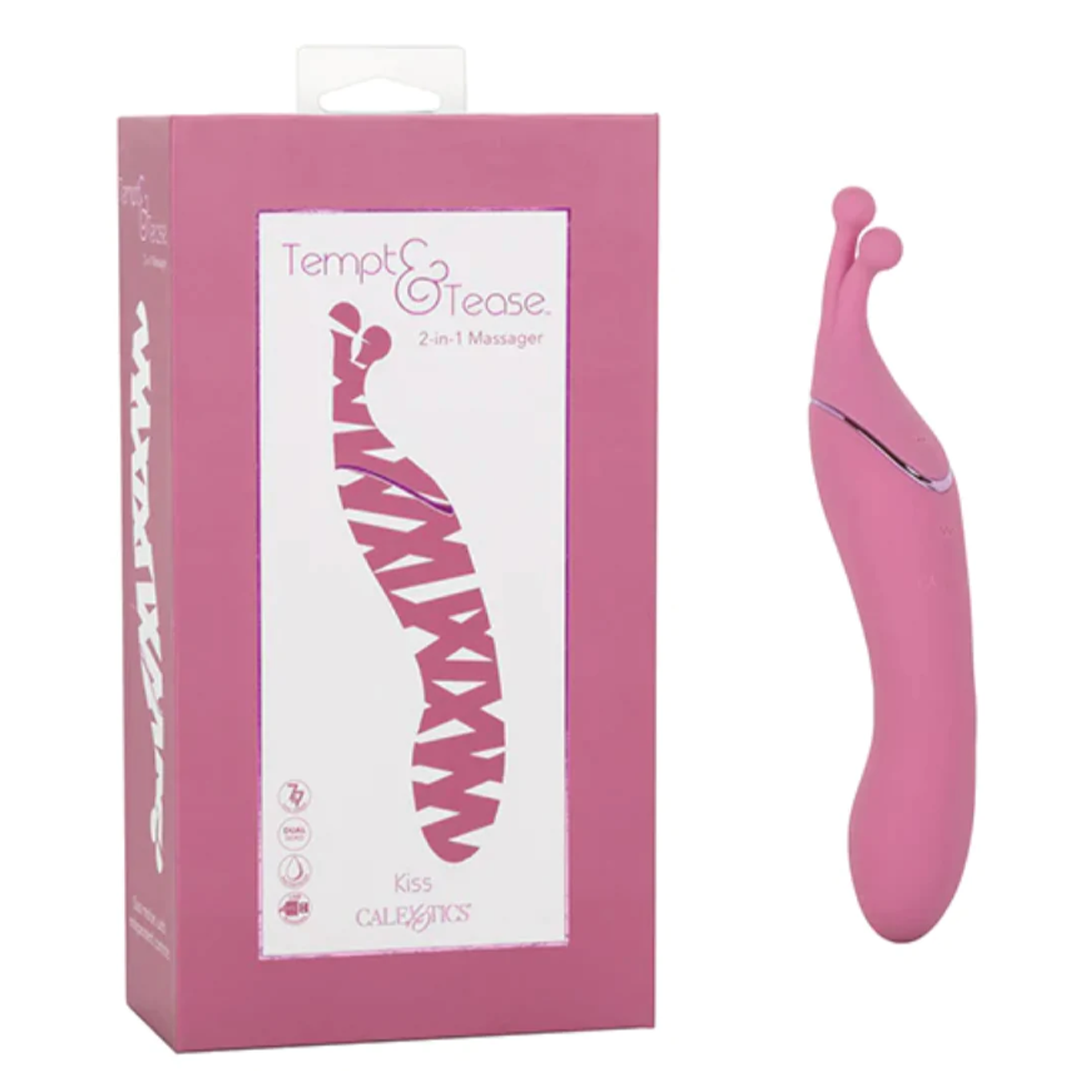 Vibrador Tempt & Tease Kiss - Pink - Cake Sex Shop