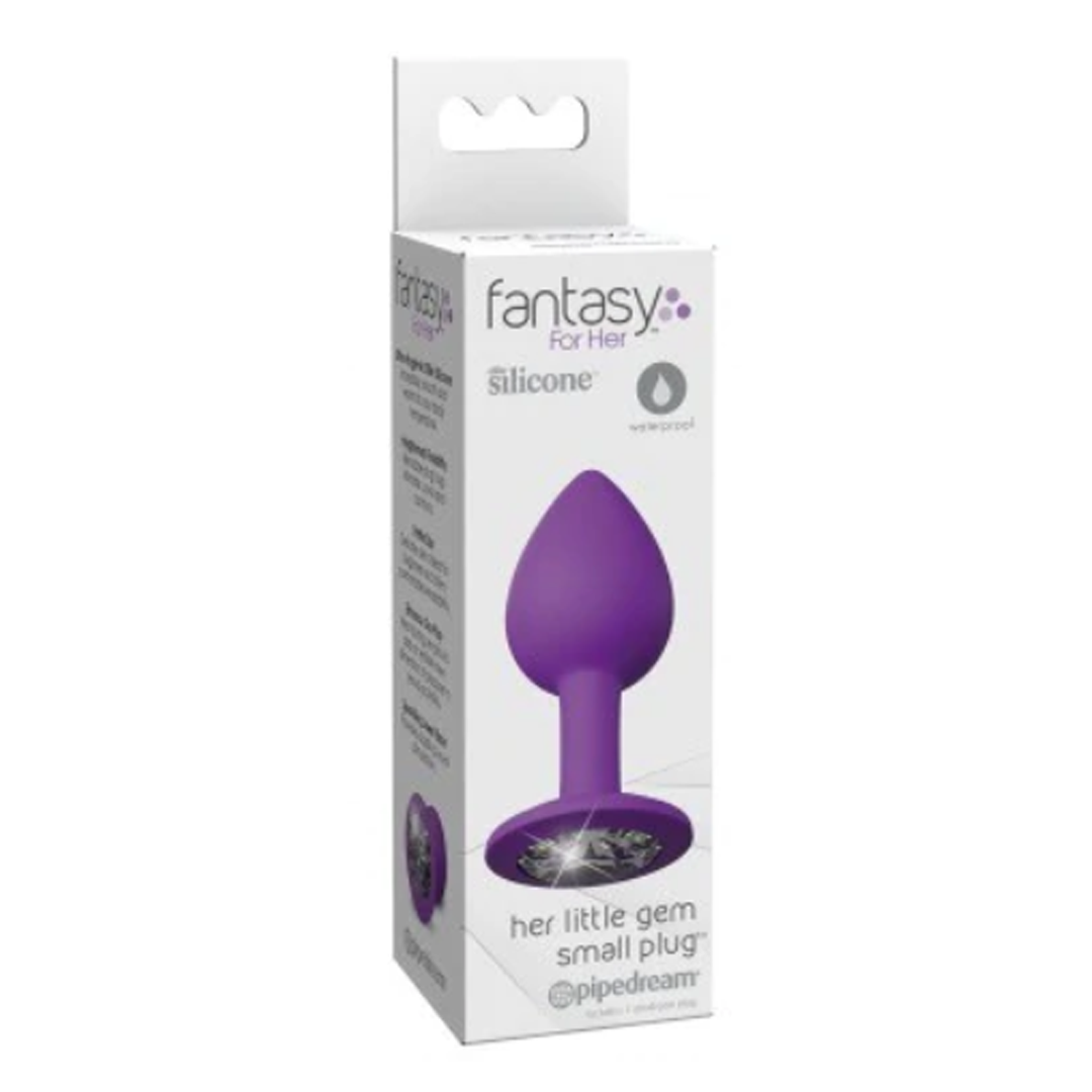 Plug Anal Fantasy For Her Her Little Gem Small Plug-Purple - Cake Sex Shop