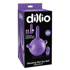 Dildo Dillio Vibrating Mini Sex Ball Purple 6.5" - Cake Sex Shop