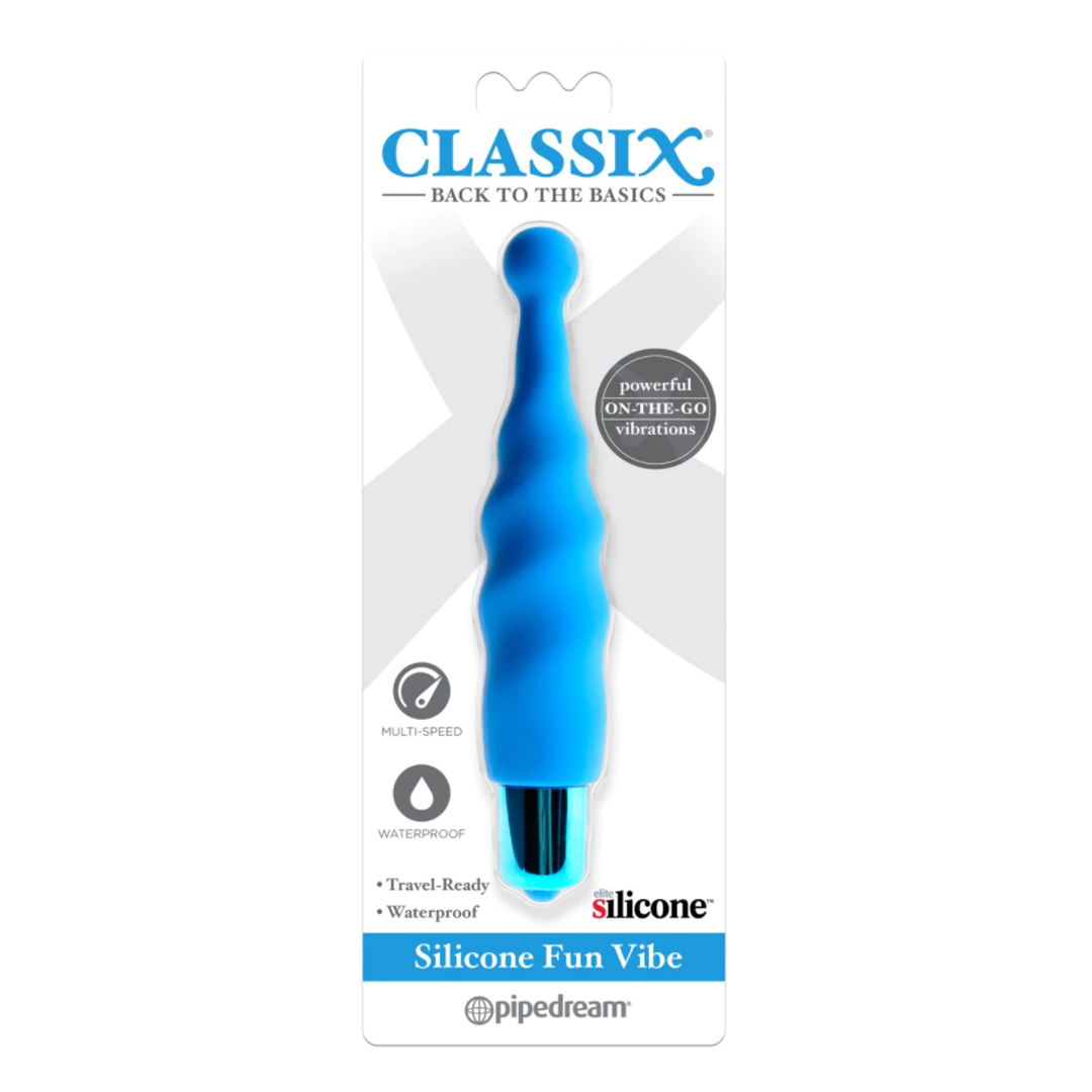 Vibrador Silicone Fun Vibe Blue - Cake Sex Shop