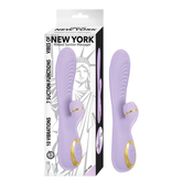 Vibrador Vibes Of New York Ribbed Suction Massager-Lavender - Cake Sex Shop