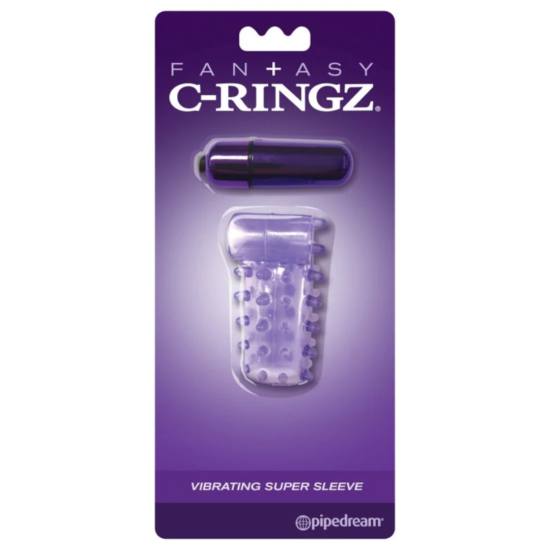 Funda Fantasy C-Ringz Vibrating Super Sleeve - Cake Sex Shop