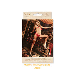 Tanga Mesh Crotchless Bikini Baci Large - Cake Sex Shop 2 3