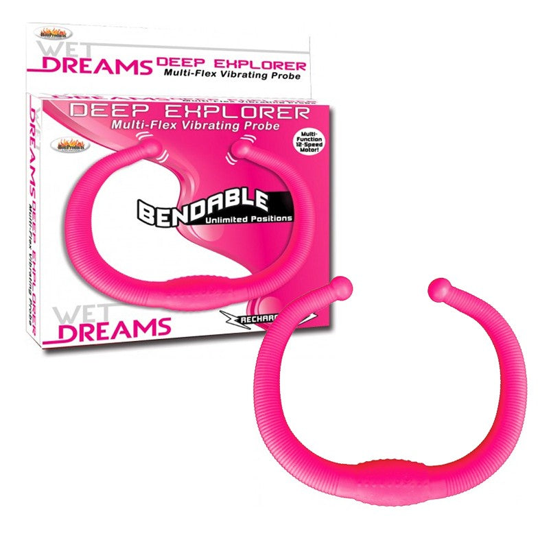 Sonda Wet Dreams Deep Explorer Multiflex Probe 12 Frequencies Magenta - Cake Sex Shop