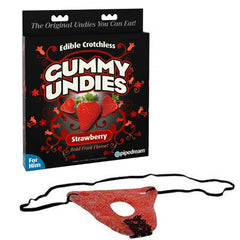Tanga Edible Male Gummy Undies Strawberry - Cake Sex Shop
