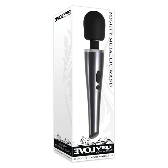 Masajeador Mighty Metallic Wand - Cake Sex Shop