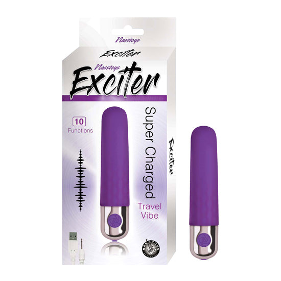 Vibrador Exciter Travel Vibe-Purple - Cake Sex Shop